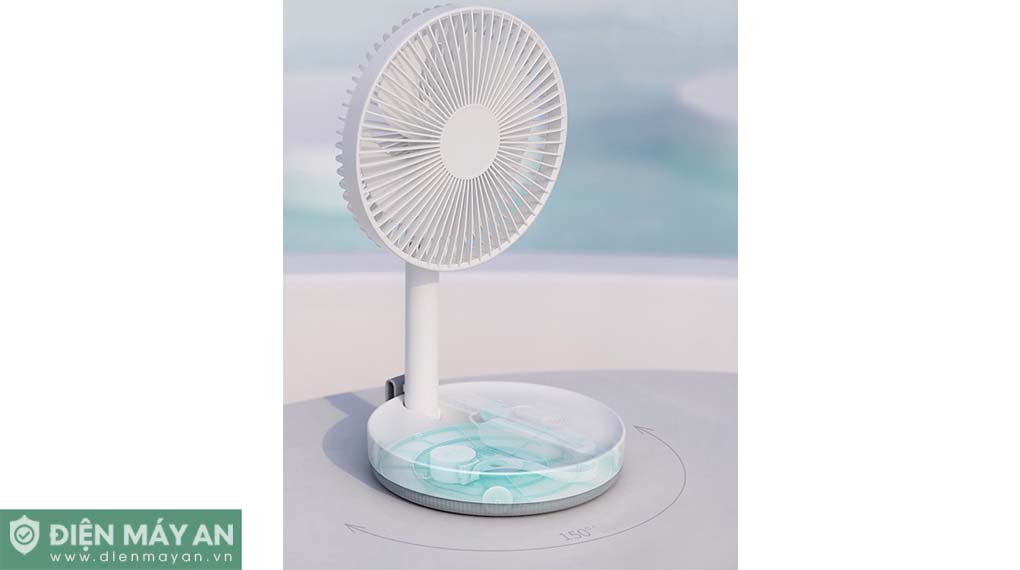 Quạt tích điện gấp gọn 3Life/Guzi 008